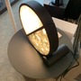 Stolní lampy dekorační - BRO PC01270_001 Stolní lampa GEOMETRIC triplex opál BROKISGLASS / šedá kouřová BROKISGLASS / černý matný komaxit / černý kabel - BROKIS A - foto 3