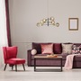 Dekorativní - RED R14399 ARTEMIA 6 závěsná černá česaná mosaz 230V E27 6x15W - RED - DESIGN RENDL - foto 3