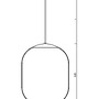 Koule - OS TAN66443 TANIA P2 závěsné skleněné svítidlo bílá IP40 3000 K 41W LED - OSMONT - foto 3