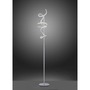 Stojací lampy - LD 19031-21 CURLS LED stojací svítidlo, stříbrná, moderní design 3000K - LEUCHTEN DIREKT / JUST LIGHT - foto 3