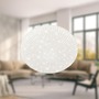 Kruhová - BRILO 3938016 BRILONER Nebo stropní svítidlo pr.27,8 cm - 15W, 1800lm, LED, hvězdné nebe, neutrální bílá, bílé 3938016 - foto 3