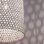 Válec - NV 9586682 Závěsné svítidlo AURORA bílý bambus bílý kabel E27 1x12W IP20 bez žárovky - NOVA LUCE - foto 3
