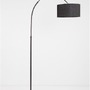 Stojací lampy - NV 9401652 Stojací lampa SAMA černé stínidlo černá hliníková základna E27 1x12W 230V IP20 bez žárovky - NOVA LUCE - foto 3