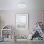 Kruhová - BRILO 3320016 LED stropní svítidlo hvězdné nebe, pr. 28 cm, 12 W, bílé (starý kód: BRILO 3320-016) - BRILO - foto 3