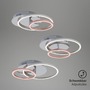 Kruhová - BRI 3222-018 LED stropní svítidlo, 39 cm, 30 W, hliník-chrom - BRILONER - foto 3