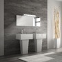 Koupelnová - BRI 2191118 Runt svítidlo k zrcadlu - 9W, 920lm, LED, montáž na stěnu, 60cm, neutrální bílá, chrom - BRILONER - foto 3