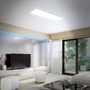 Hranatá - BRILO 7404016 Ultraploché RGB/W-svítidlo LED panel s přímé a nepřímé osvětlení, 42 cm, LED, 22 W, 3000 lm, bílé (starý kód: BRILO 7404-016) - BRILO - foto 3