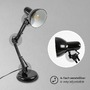 Stolní lampy pracovní - BRILO 7394015 Stolní lampa, pr. 15,5 cm, max. 25 W, černá - BRILO - foto 3