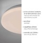 Kruhová - LD 14165-16 LED stropní svítidlo kruhové průměr 22cm bílé teplá bílá 3000K 3000K - JUST LIGHT - foto 3