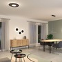 Dekorativní - P 79992 LED nástěnné svítidlo 3-krokové-stmívatelné Tulga akustické 2700K 230V 15W antracit - PAULMANN - foto 3