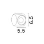 Nástěnná - NV 9226216 Venkovní nástěnné svítidlo ZARI černý hliník a sklo Cree LED 2x2W 3000K 100-240V 2x38st. IP54 světlo ve dvou směrech - NOVA LUCE - foto 3