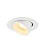 Kruhová - LA 1010057 NUMINOS® GIMBLE XS Stropní vestavné svítidlo, 3000 K, 40°, IP20, kulaté, bílé - BIG WHITE (SLV) - foto 3
