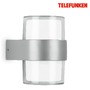 Nástěnná - TF 320404TF LED venkovní svítidlo, stříbrná, 2xLED/8W - BRILONER - foto 3
