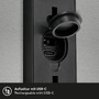 Nástěnná - BRI 3788015 Kona LED venkovní nástěnné svítidlo, pohybové čidlo, soumrakový senzor, nabíjecí - BRILONER - foto 3