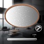 Kruhová - BRILO 7655014 Slim svítidlo LED panel pr.37,5 cm - 22W, 3000lm, dálkový ovladač, stmívatelné, kávová - BRILO - foto 3