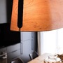 Podélná - FARO 29849 STOOD závěsné svítidlo, černá a dřevo, 5L - FARO - foto 3