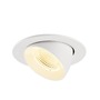 Kruhová - LA 1009737 NUMINOS® GIMBLE L Stropní vestavné svítidlo, 3000 K, 55°, IP20, kulaté, bílé - BIG WHITE (SLV) - foto 3