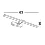 K zrcadlu - NV 8141291 Nástěnné svítidlo nad zrcadlo ROSA chromovaný hliník a akryl LED 8W 230V 4000K IP44 - NOVA LUCE - foto 3