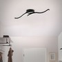 Dekorativní - BRILO 3449-015 LED nástěnné a stropní svítidlo, 55,5 cm, 12 W, černá - BRILO - foto 3