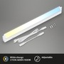 Přisazená - BRILO 2224-016 LED skříňkové svítidlo 54,5 cm 6W 800lm bílé - BRILO - foto 3