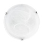 Kruhová - NV 605802 Stropní svítidlo GIORNO alabastrové sklo chromovaný kov E27 2x12W - NOVA LUCE - foto 3