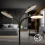 Stolní lampy pracovní - BRILO 7585015 Megg lampička na psací stůl – 12W, 800lm, LED, stmívatelné, dotykový vypínač, teplá bílá, černá - BRILO - foto 3