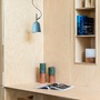 Kónická - FARO 28277 STUDIO 110 závěsné svítidlo, modrá - FARO - foto 3