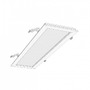 Hranatá - RED R12061 STRUCTURAL LED 60x15 zápustná bílá 230V LED 22W 3000K - RED - DESIGN RENDL - foto 3