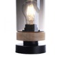 Stolní lampy dekorační - LD 11310-18 PASQUAL Stolní lampa, kouřové sklo, dřevo, E27 - LEUCHTEN DIREKT / JUST LIGHT - foto 3