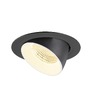 Kruhová - LA 1009889 NUMINOS® GIMBLE XL Stropní vestavné svítidlo, 3000 K, 55°, černá / bílá - BIG WHITE (SLV) - foto 3