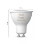 GU10/GZ10 - PH 8720169374546 Hue WCA 3x LED žárovka, 4,2W, 400lm, ovladač, bridge - PHILIPS - foto 3