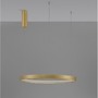 Kruhová - NV 9345619 Závěsné svítidlo PERRINE kartáčovaný zlatý hliník a akryl LED 42W 230V 3000K IP20 stmívatelné - NOVA LUCE - foto 3