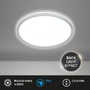 Kruhová - BRI 3820414 Pulap LED svítidlo do koupelny, krytí proti vodě, přímé a nepřímé osvětlení, matný chrom - BRILONER - foto 3
