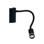 S ramenem - FAN LED-KEPLER-NERO Nástěnné LED svítidlo KEPLER černá, 3 W, 220 lm, 3000 K, 32 x 6 x 9 cm - FANEUROPE - foto 3