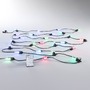 Světelné kabely - FAN I-PICNIC-LED-RGB Řetězové LED osvětlení Picnic, 12 x žárovka E12 RGB, včetně dálkového ovladače, délka 7,32 m - FANEUROPE - foto 3