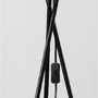 Stojací lampy - NV 9050160 Stojací lampa RETRO černé stínidlo černý kov E27 1x12W 230V IP20 bez žárovky - NOVA LUCE - foto 3