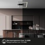 Hranatá - BRILO 3770015 LED stropní svítidlo se senzorem a časovačem 32cm 14W 1400lm černá - BRILONER - foto 3
