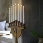 Interiérové dekorace - MAR 706321 Torpa hnědý adventní svícen na baterie - Markslöjd - foto 3