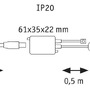 Hlavní osvětlení - P 71115 MaxLED 1000 LED Strip Full-Line COB základní sada 3m 25,5W 1200lm/m 673LEDs/m měnitelná bílá 50VA - PAULMANN - foto 3
