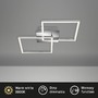 Hranatá - BRILO 3210-018 LED stropní svítidlo, 62 cm, 2300 LM, 22 W, hliník-chrom - BRILO - foto 3