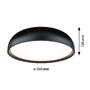 Kruhová - P 71084 Selection Bathroom LED stropní svítidlo Oka IP44 CCT 230V 24W černá mat - PAULMANN - foto 3