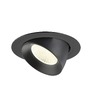 Kruhová - LA 1009903 NUMINOS® GIMBLE XL Stropní vestavné svítidlo, 4000 K, 40°, černá - BIG WHITE (SLV) - foto 3