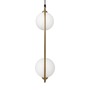 Koule - M MOD013PL-02BS1 Závěsné svítidlo Ring 2xG9 50W bílá/mosaz kov/sklo designové - MAYTONI - foto 3
