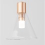 Kónická - NV 9028811 Závěsné svítidlo MARCE zlatý hliník čiré sklo LED 5W 230V 3000K IP20 - NOVA LUCE - foto 3