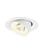 Kruhová - LA 1009587 NUMINOS® GIMBLE M Stropní vestavné svítidlo, 4000 K, 20°, bílá - BIG WHITE (SLV) - foto 3