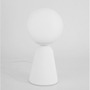 Stolní lampy dekorační - NV 9577011 Stolní lampa ZERO bílá sádra a opálové sklo G9 1x5W 230V IP20 bez žárovky - NOVA LUCE - foto 3