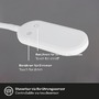 S ramenem - BRI 2177016 Nástěnné svítidlo, 52 cm, 6W, 650lm, bílé - BRILONER - foto 3