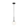 Koule - M MOD321PL-01B Závěsné svítidlo Basic form E14 40W černý kov opálové sklo - MAYTONI - foto 3