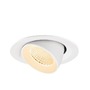 Kruhová - LA 1009554 NUMINOS® GIMBLE M Stropní vestavné svítidlo, 2700 K, 40°, bílá - BIG WHITE (SLV) - foto 3