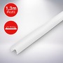 Plexi pro Al profily - BRI 8024006 AKCE - Pimp your panel difuzor 14-15mm pro nástěnné panely, 130cm, zkrátitelný, klipový, bílá - BRILONER - foto 3